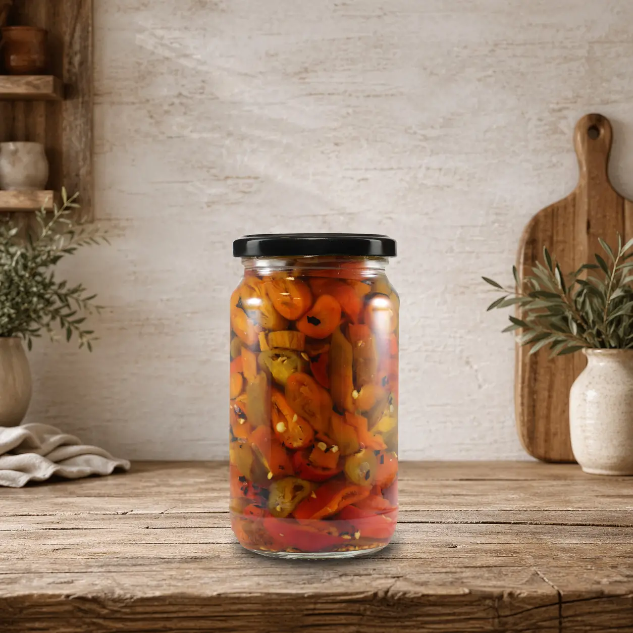 Geröstete Jalapeno-Paprika